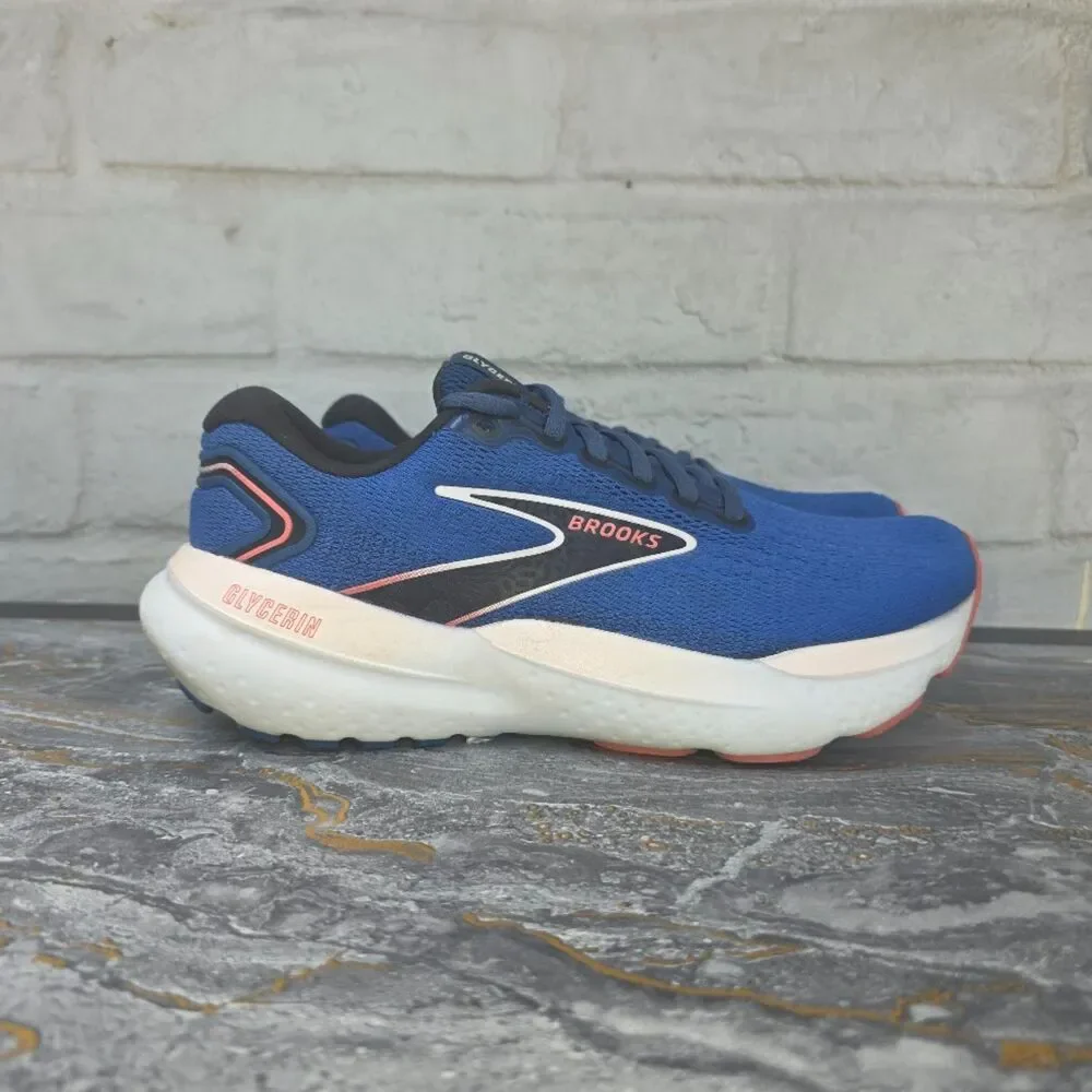 Brooks Glycerin 21 Blue Coral Running Shoes Sneakers 1204081B496 Women Size 8